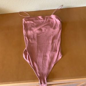 Pink bodysuit